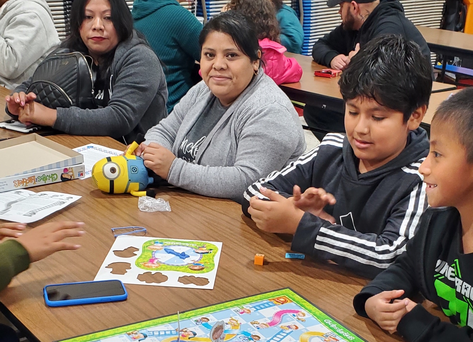 Students and Families Engage with Game Night