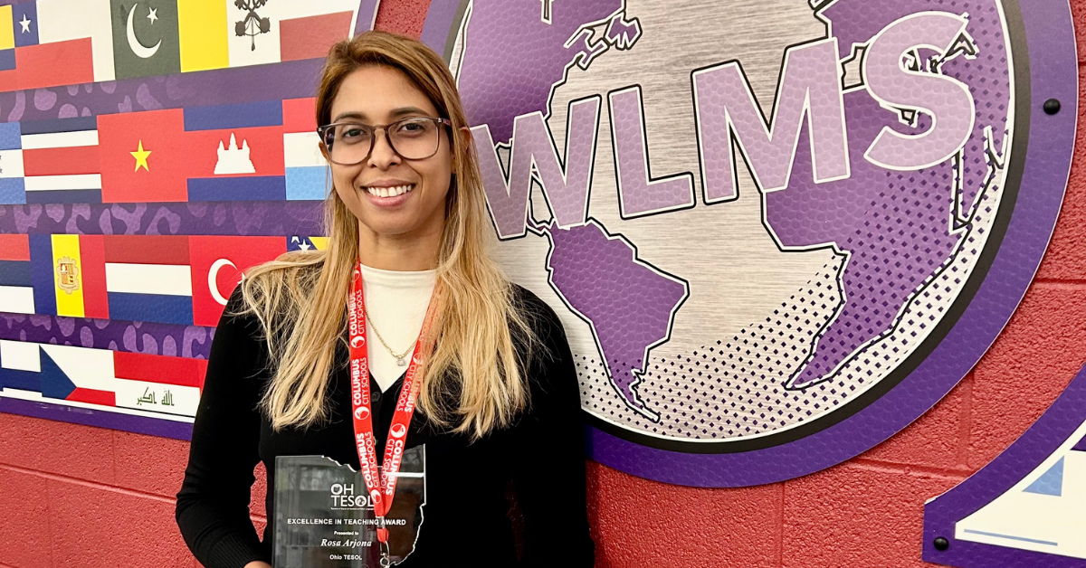 World Language Middle School Celebrates Award Winning Staff Member