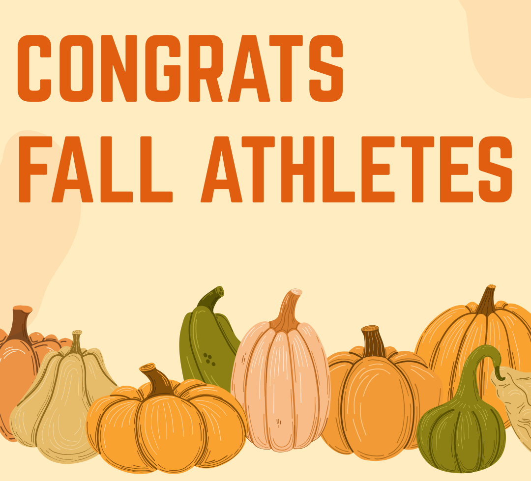 congrats fall athletes