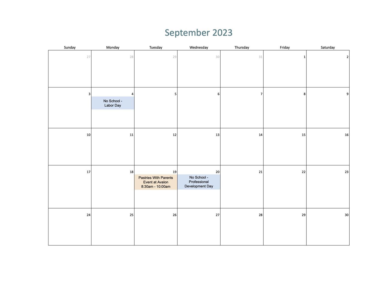September