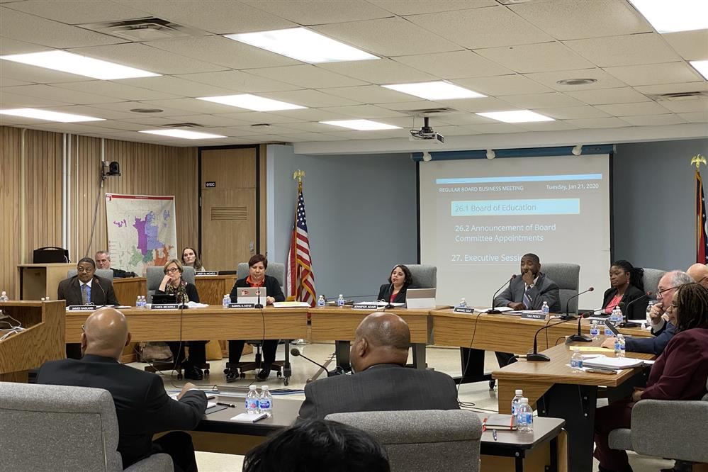  Board Seated At Meeting