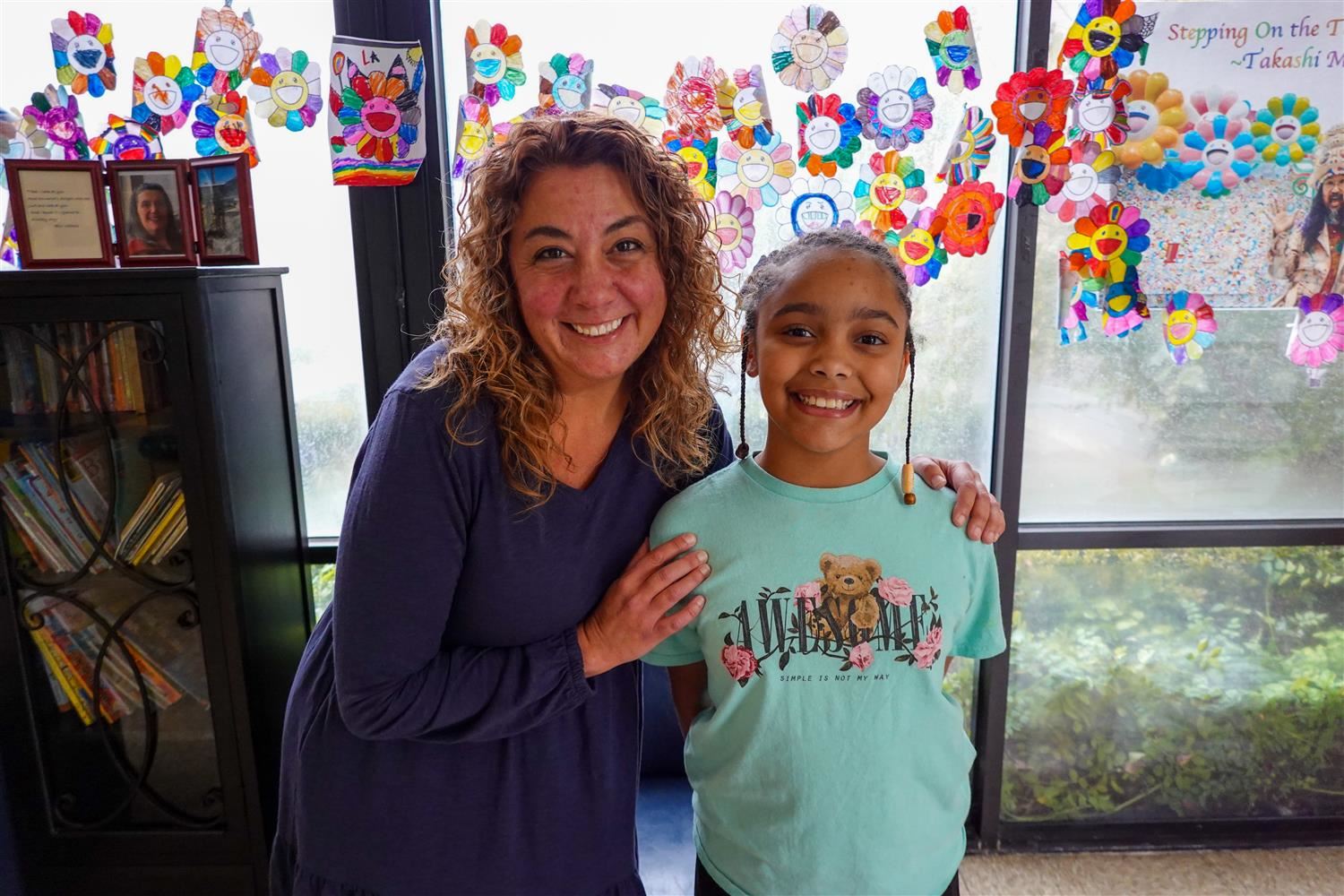 genton and female student