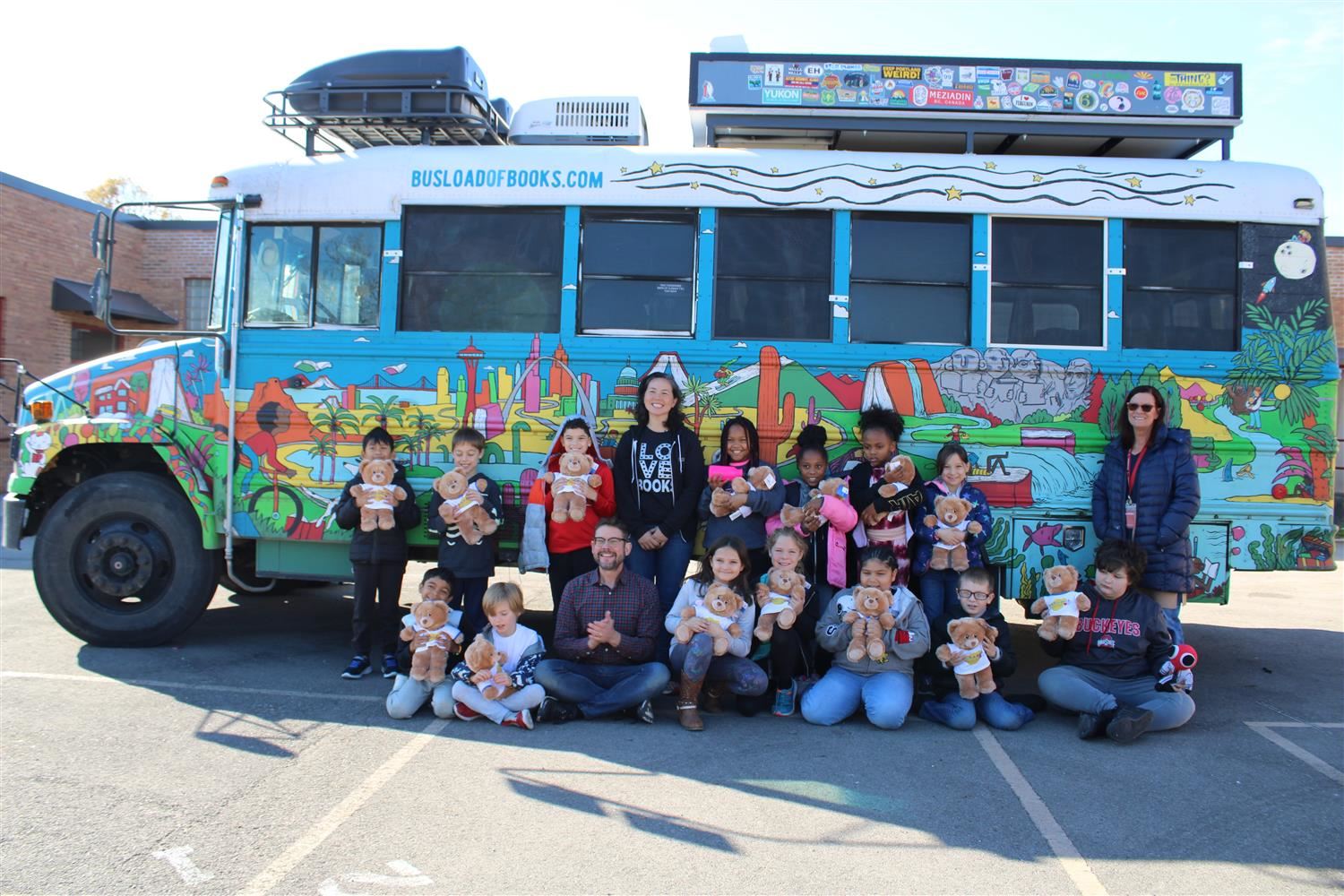 Busload of Books Tour with Westgate Students