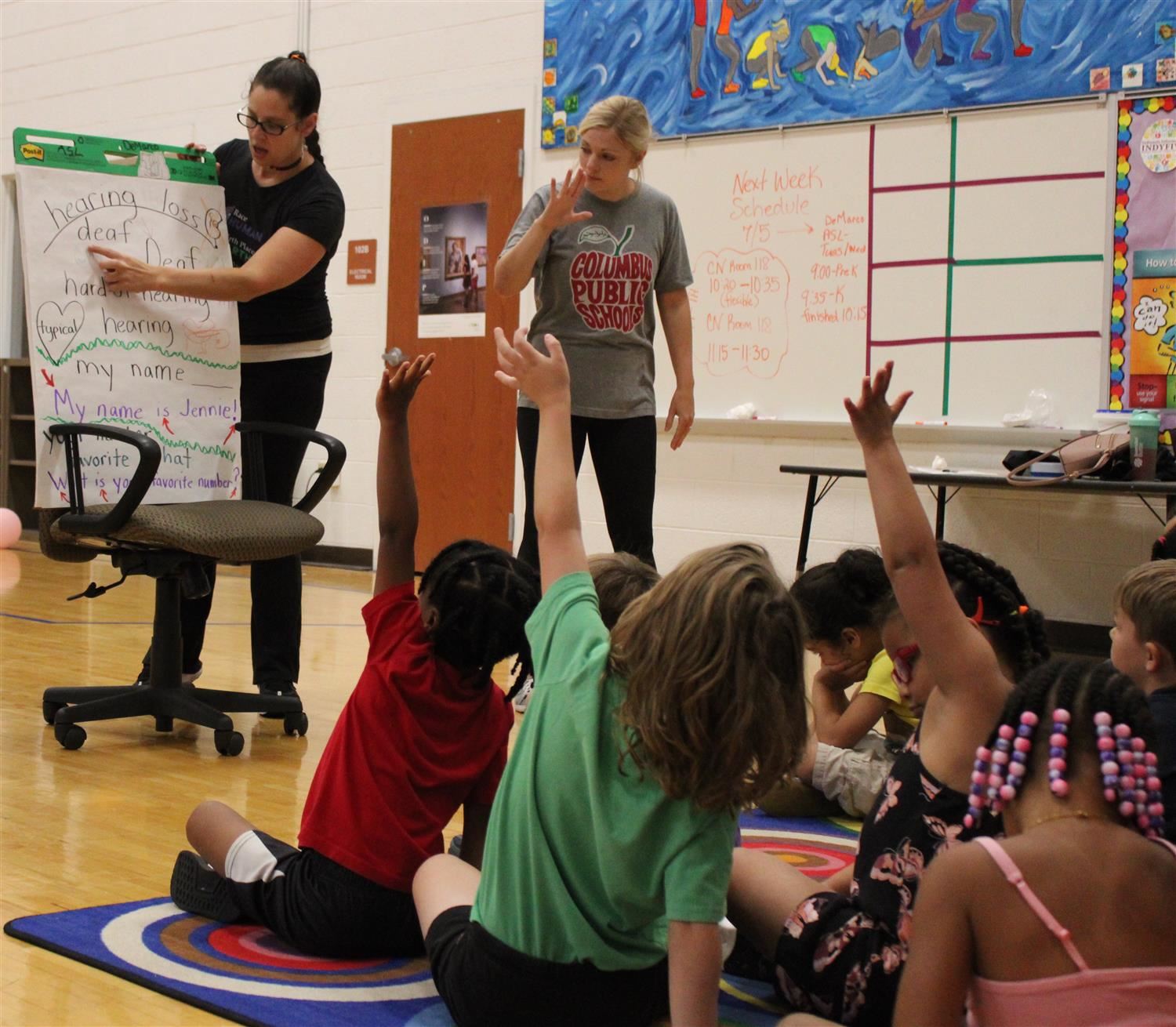 ASL Class at Indianola