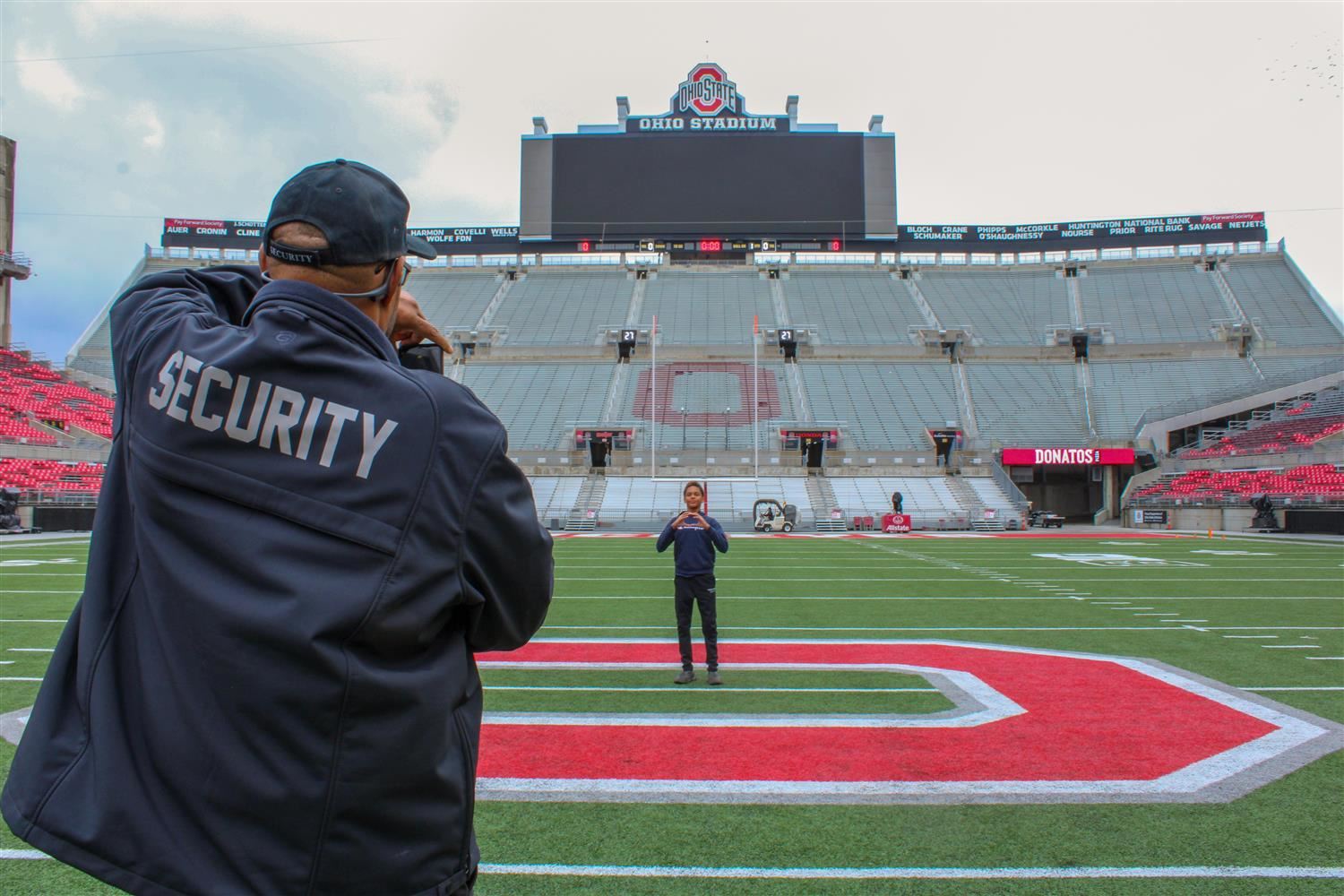 Campbell with camera