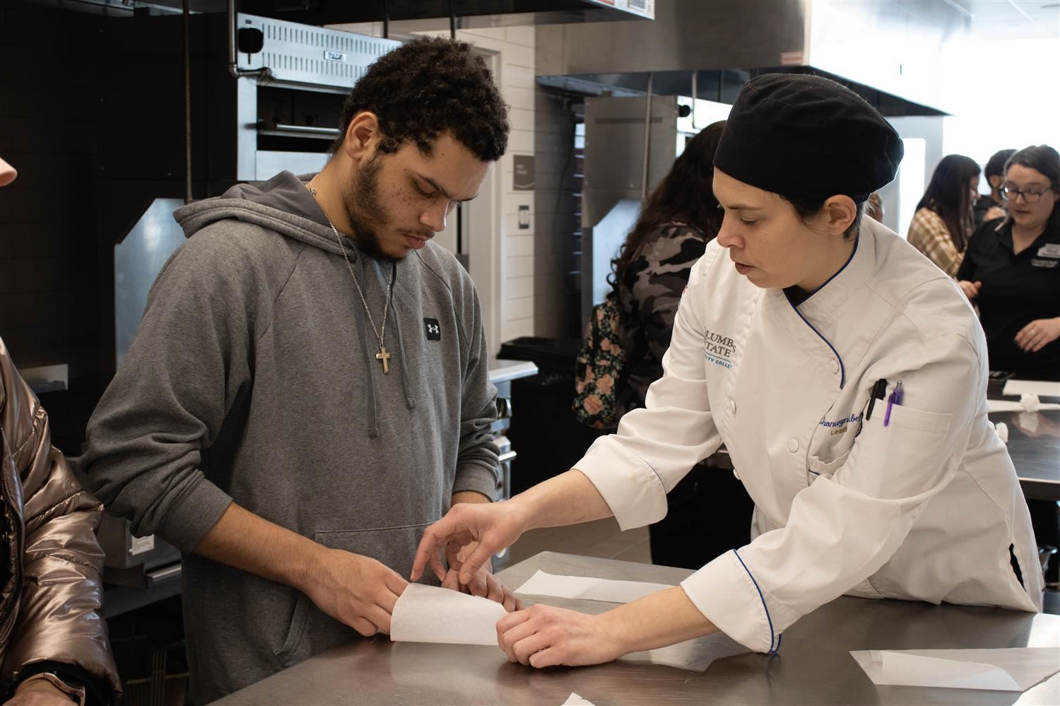 Student explores culinary options at CSCC