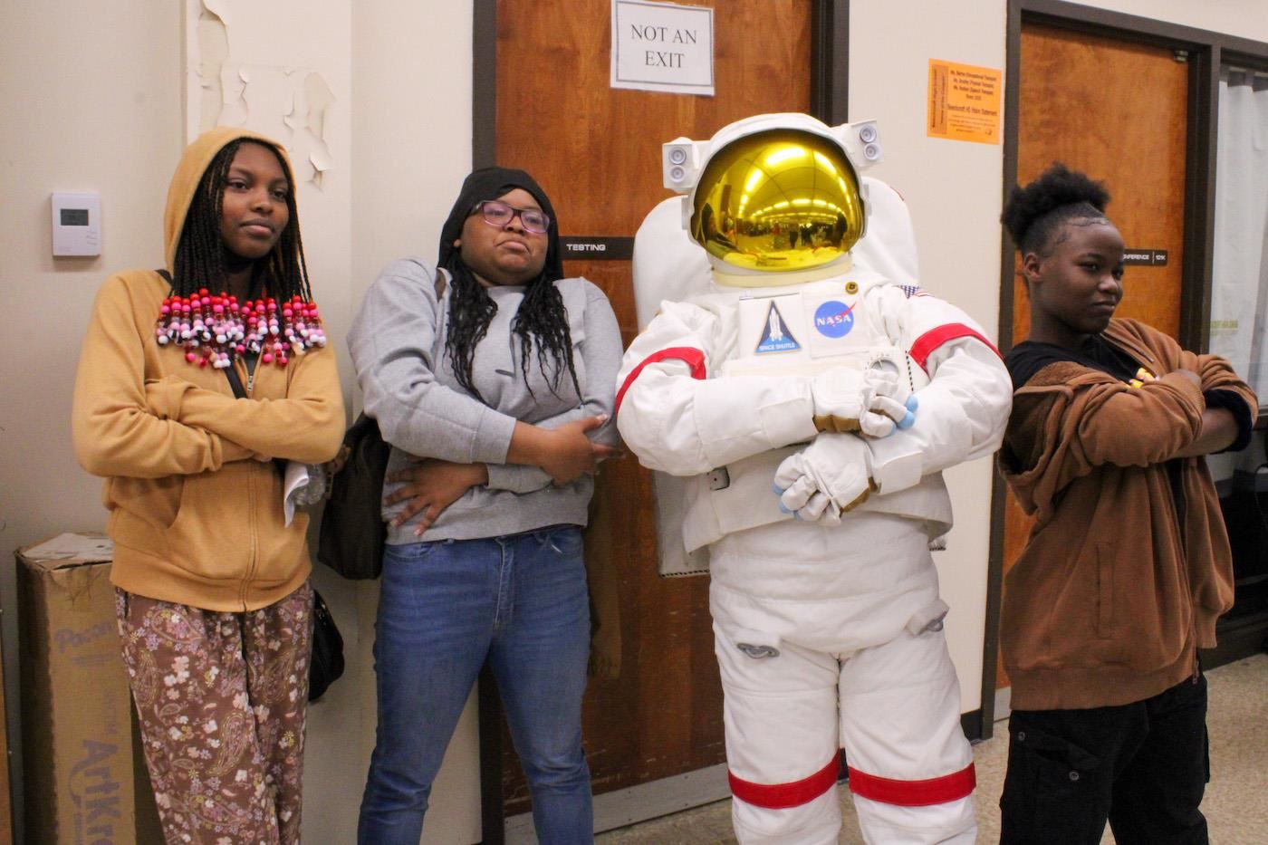 Astronaut at Exceptional Science Fair