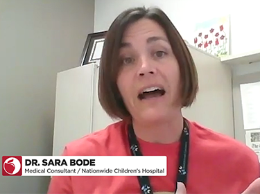 Screenshot of Dr. Sara Bode, the District's Medical Consultant