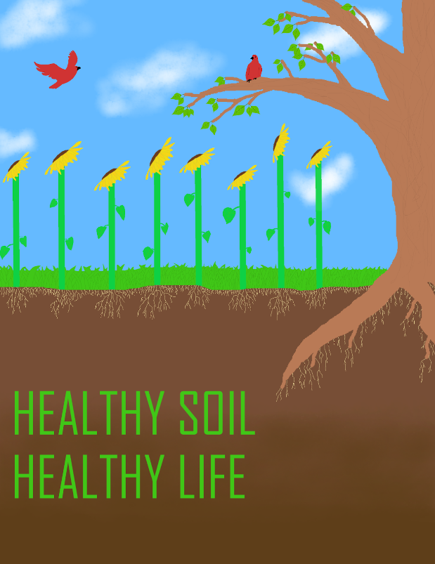 "Healthy soil, healthy life" Poster