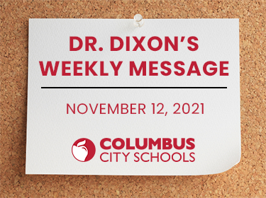  Superintendent's Weekly Message - November 12, 2021