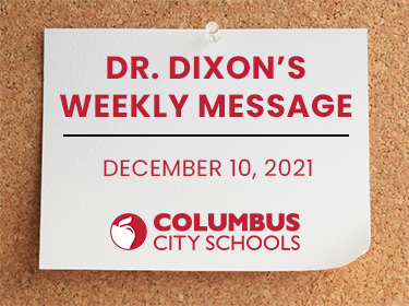  Dr. Dixon's Message graphic