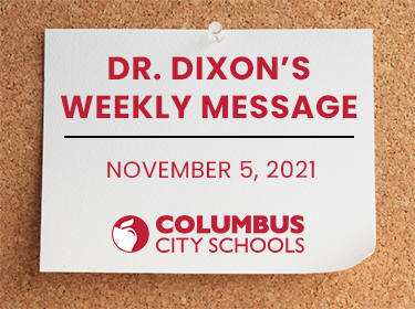 Dr. Dixon's weekly message