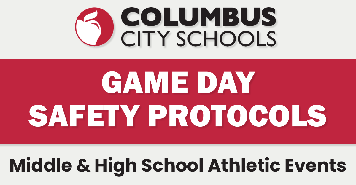 "Game Day Safety Protocols" graphic