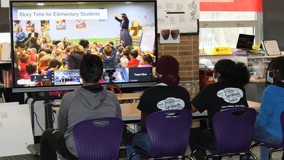Students participate in activities