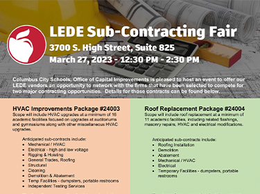  LEDE Sub-Contracting Fair