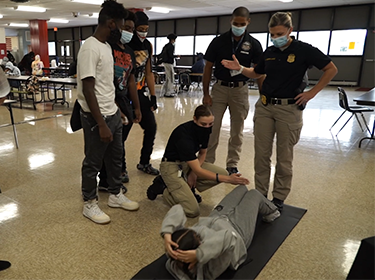  Students explore a new public safety mentorship program