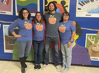  Four school counselors at Whetstone High School
