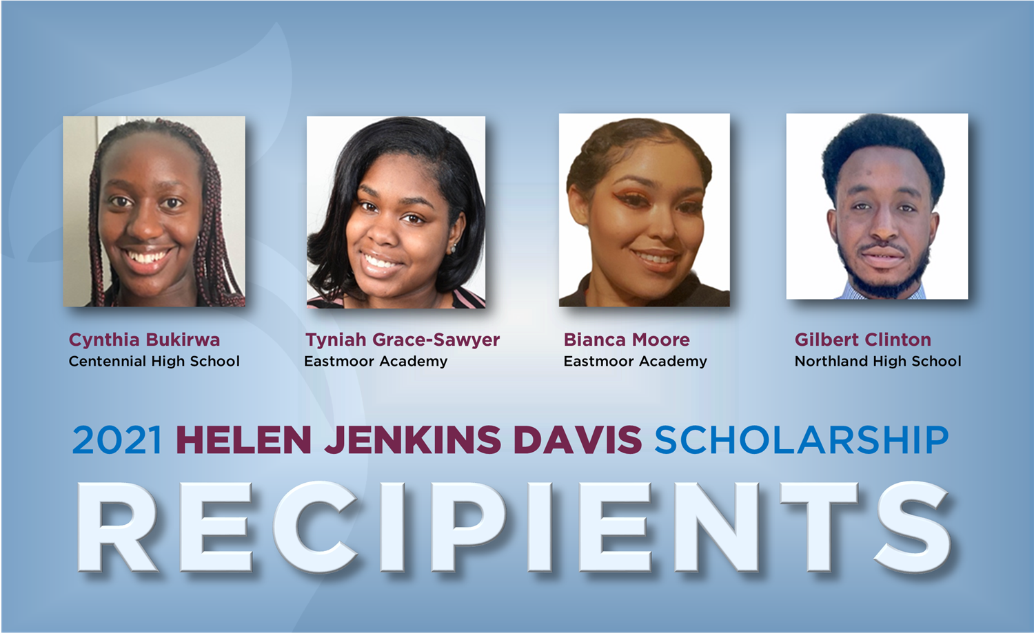 Scholarship Recipients