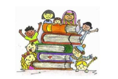 Kids with Books Image Kids with Books Image