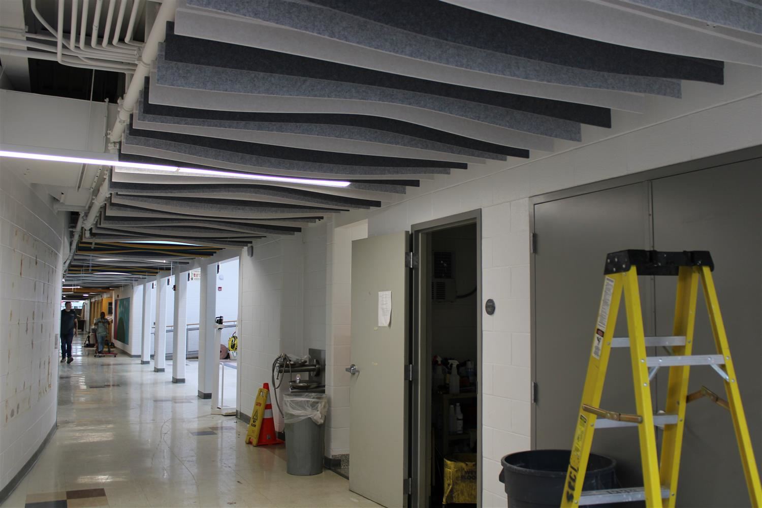 hallway under construction