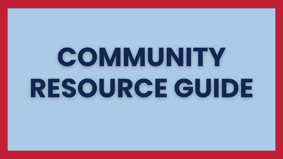 Community Resource Guide button