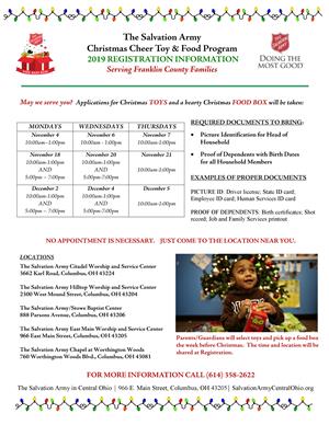 Salvation Army Assistance 