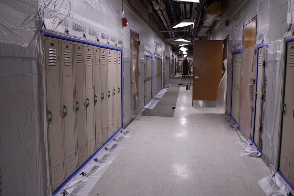 Mifflin MS locker renovation
