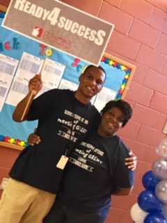 Welcoming students on the first day of school!
