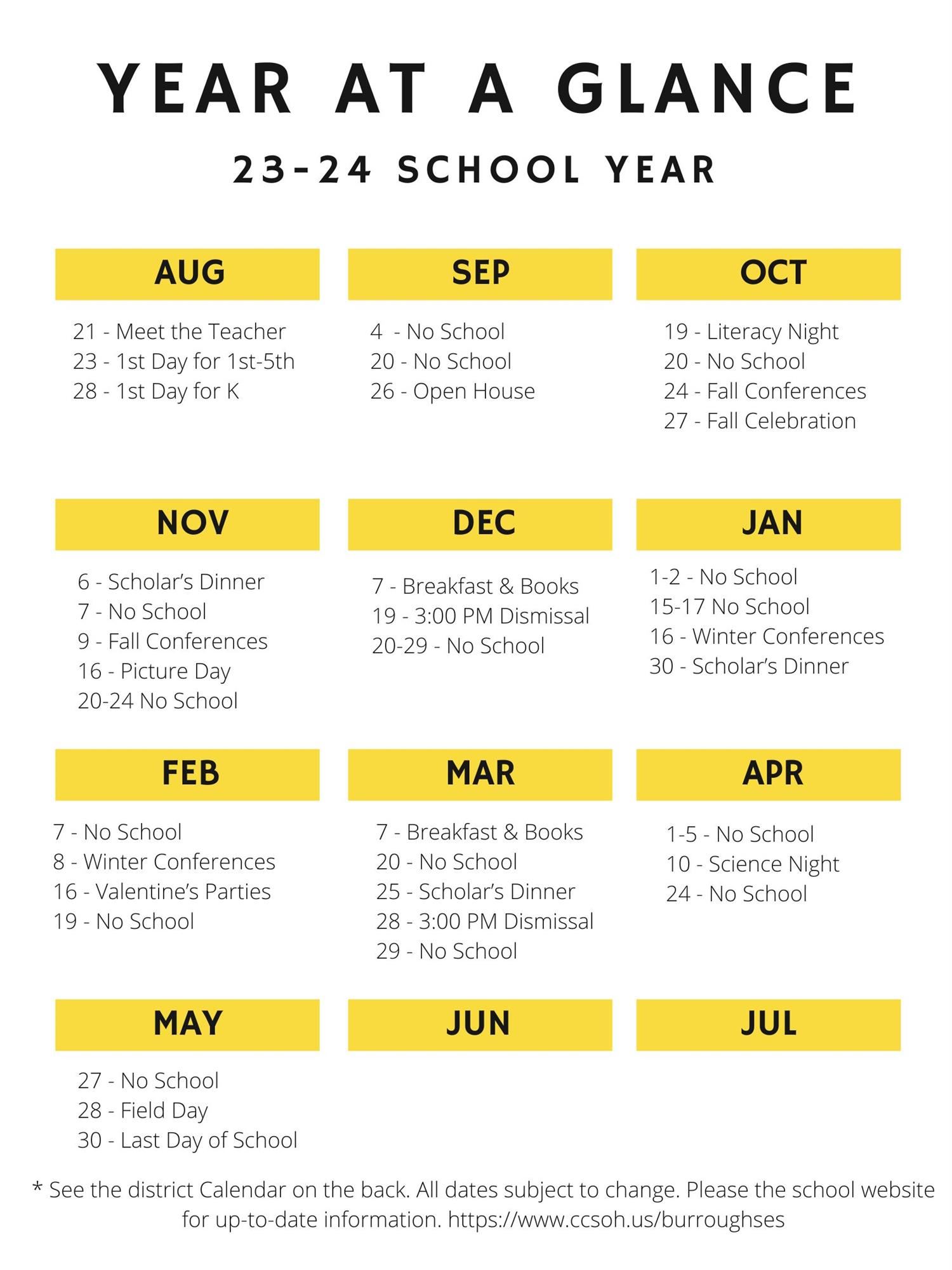 23-24 Burroughs Calendar 